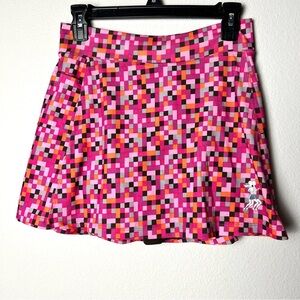 Running Skirts Pink Pixel Athletic Skirt Athleisure Fitness‎ Marathon Size 2